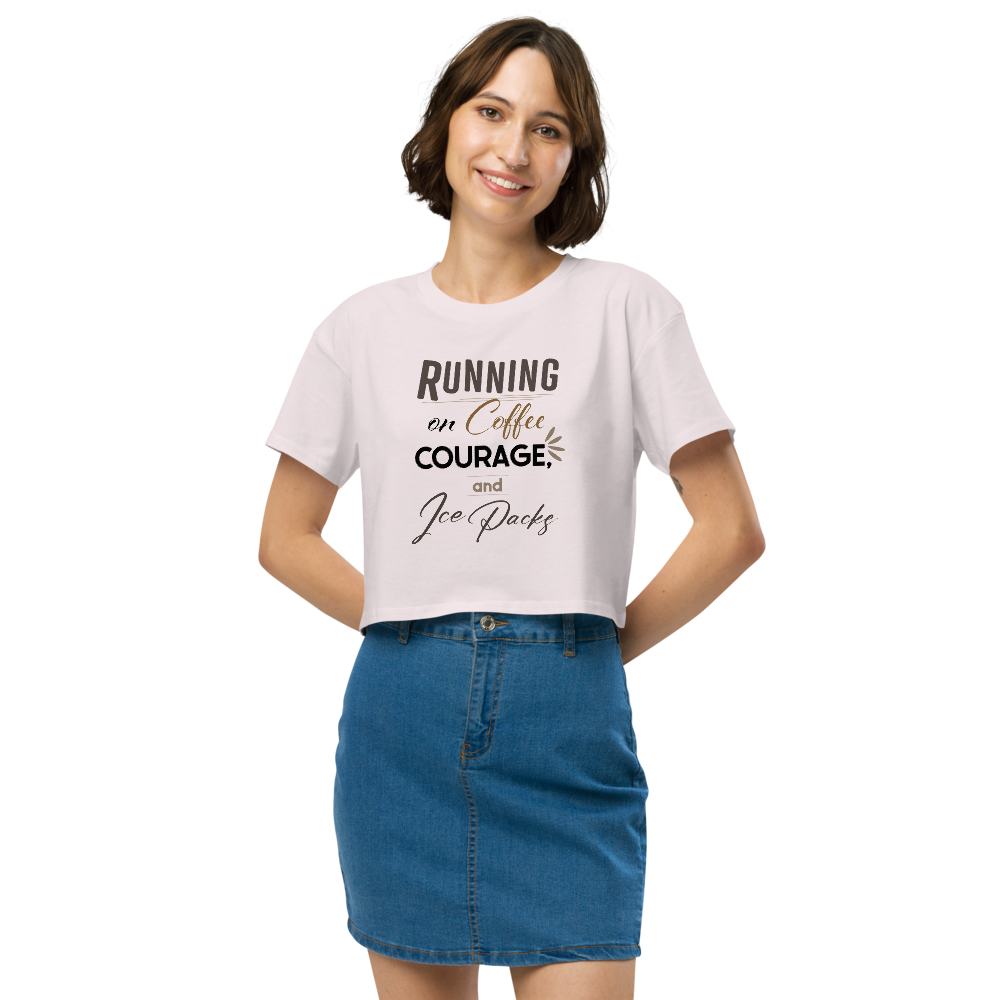 Coffee, Courage & Ice Packs Crop Top thumbnail 7