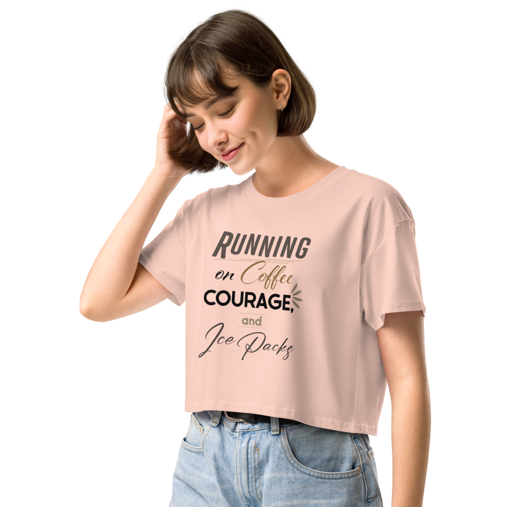 Coffee, Courage & Ice Packs Crop Top thumbnail 8