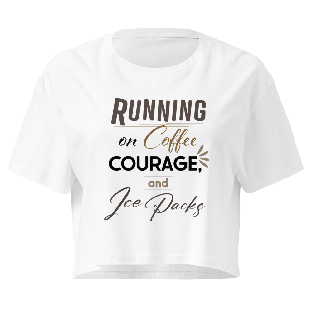 Coffee, Courage & Ice Packs Crop Top thumbnail 10