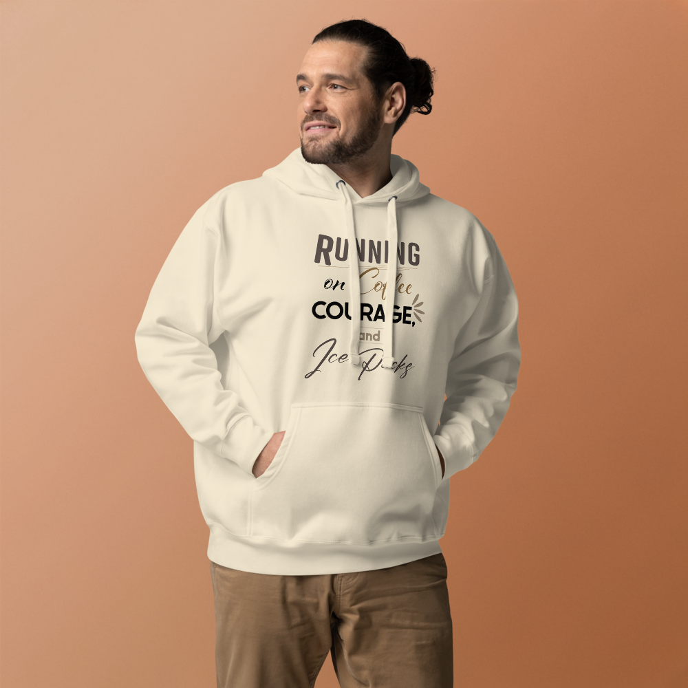 Coffee, Courage & Ice Packs Hoodie — image 1