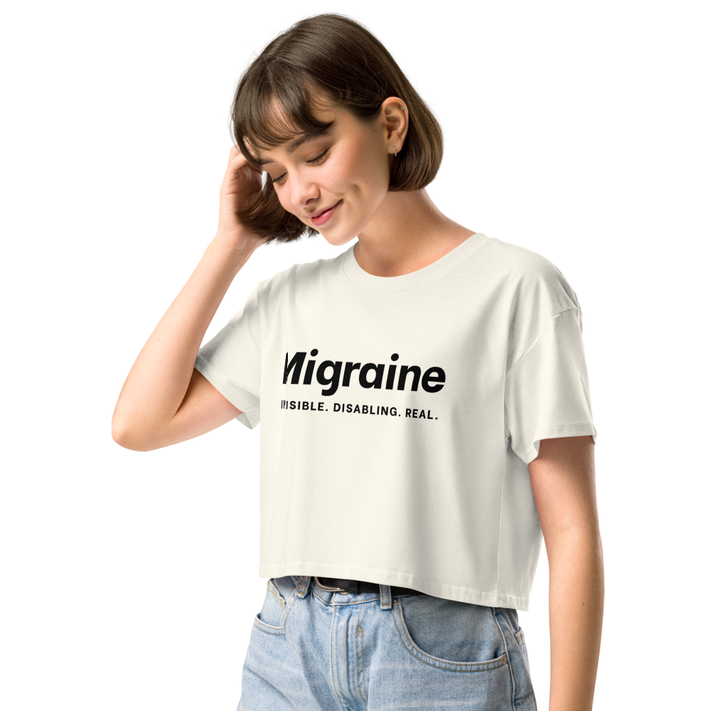 Migraine Awareness Crop Top — image 1