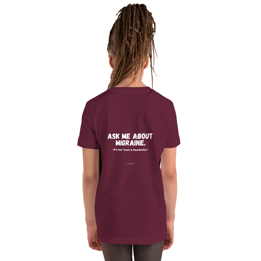 Migraine Awareness Youth Tee thumbnail 5