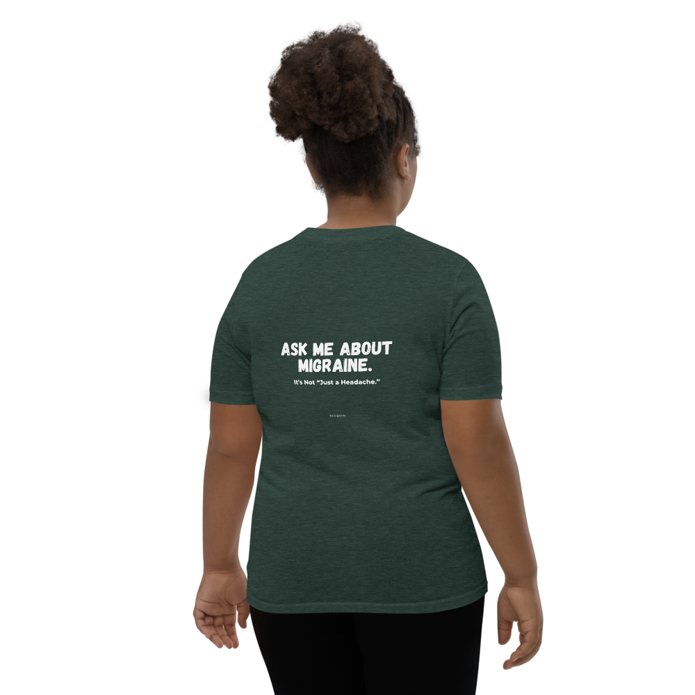 Migraine Awareness Youth Tee thumbnail 7