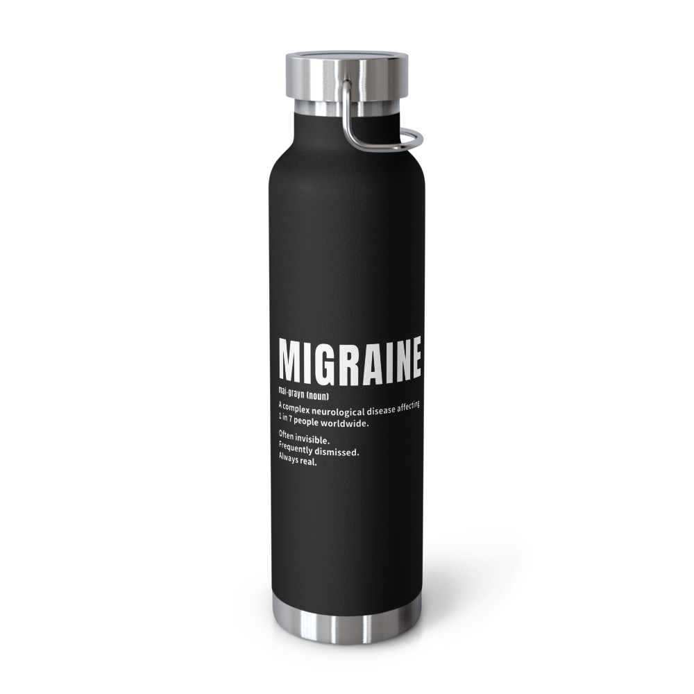 Migraine Definition Insulated Water Bottle — image 1