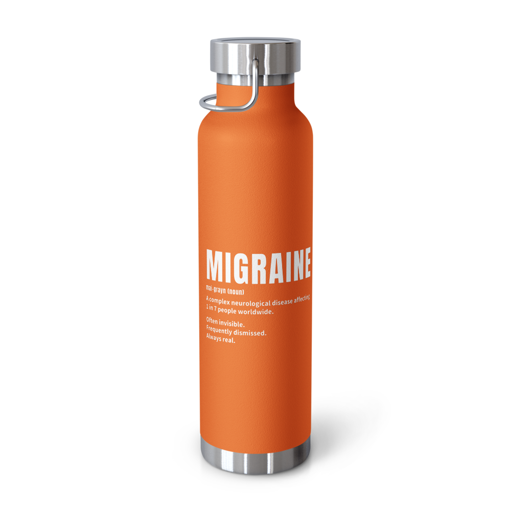 Migraine Definition Insulated Water Bottle thumbnail 4