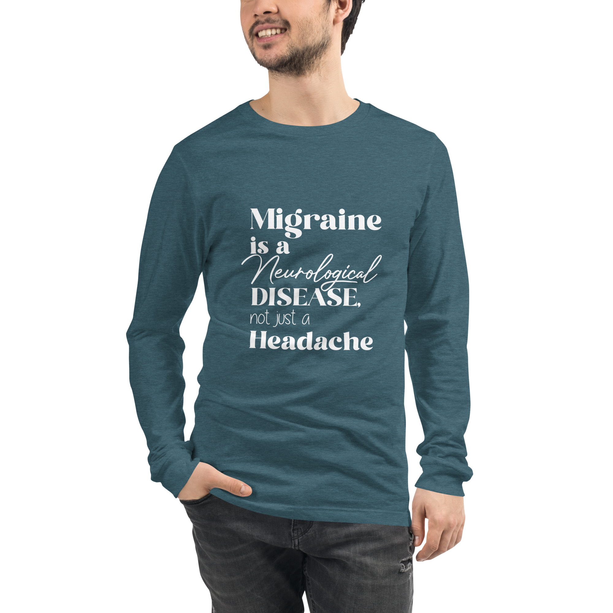 Migraine Is a Neurological Disease Long Sleeve thumbnail 3