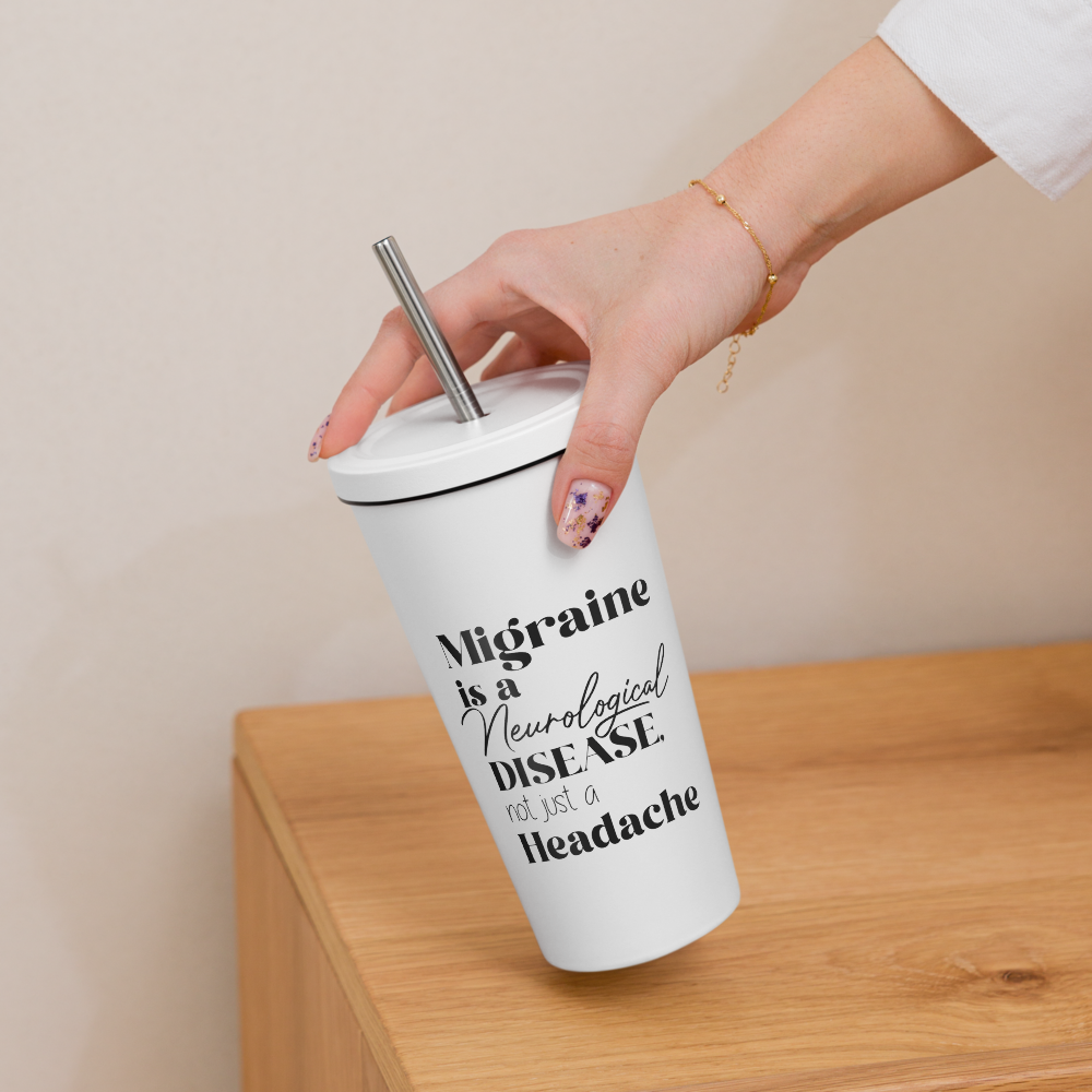 Migraine Is a Neurological Disease Insulated Tumbler thumbnail 5